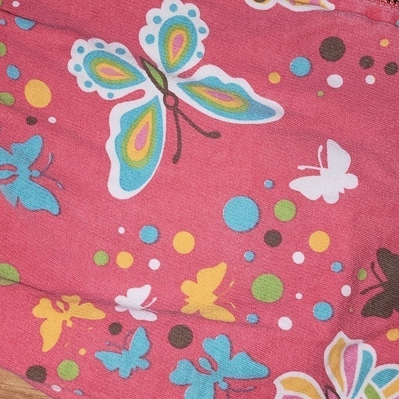 EYESHADOW GIRLS Rose Zip-Up Hoodie with Butterflies and Dots - Picture 3 of 3